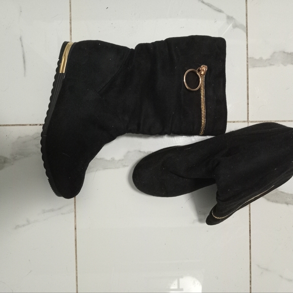 Womens High Cut Suede No Name Brand Boots Size 40 NWOT - Picture 3 of 4